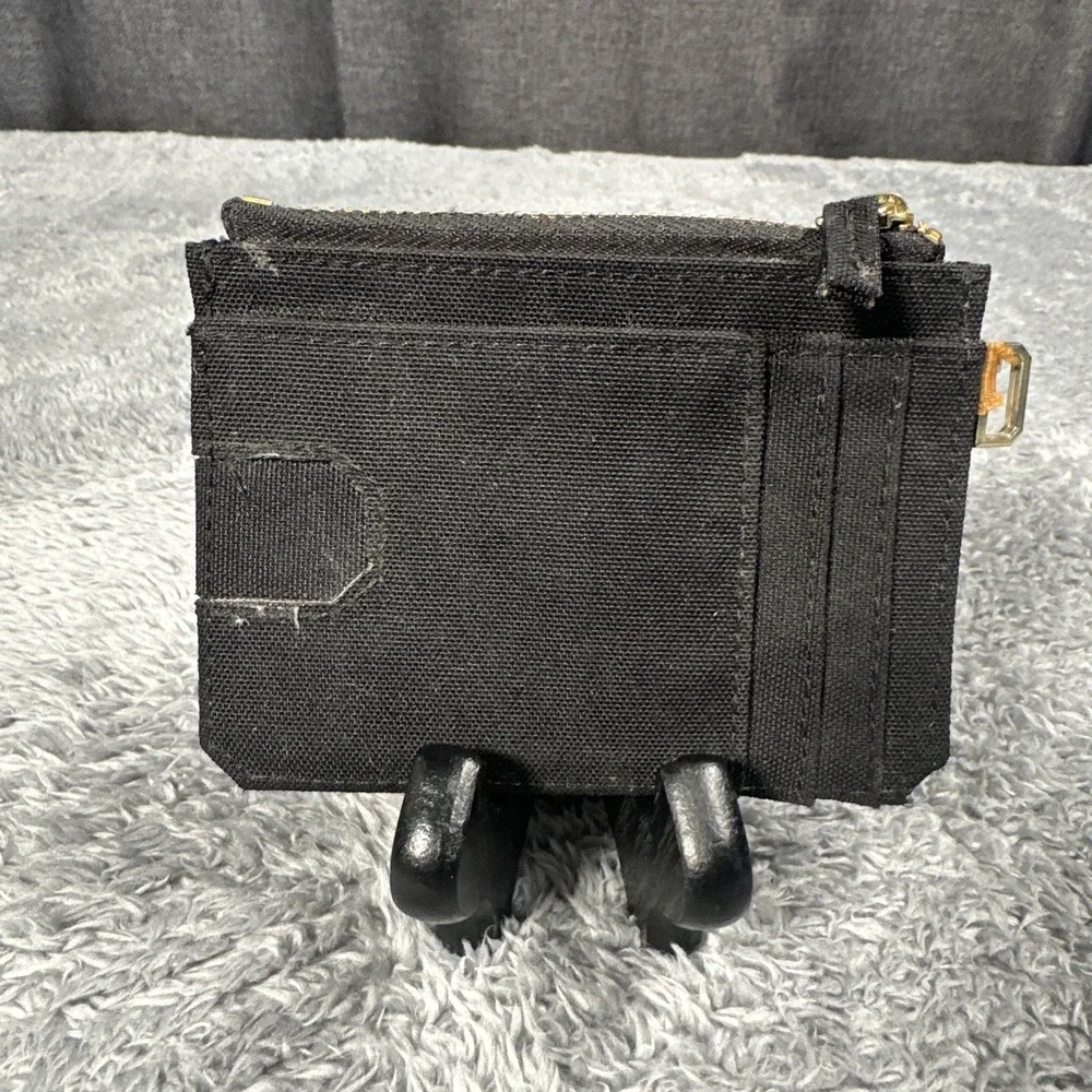 Carhartt WW0245-W Black Coin Case Compact Wallet Card & Coin Holder EDC